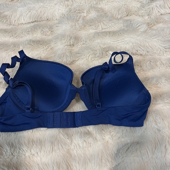 La vie en Rose 32B Blue Bra satin trim - Picture 2 of 4